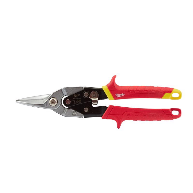 Milwaukee 10 in. Forged Alloy Steel Left Serrated Aviation Snips 22 Ga. 1 pk