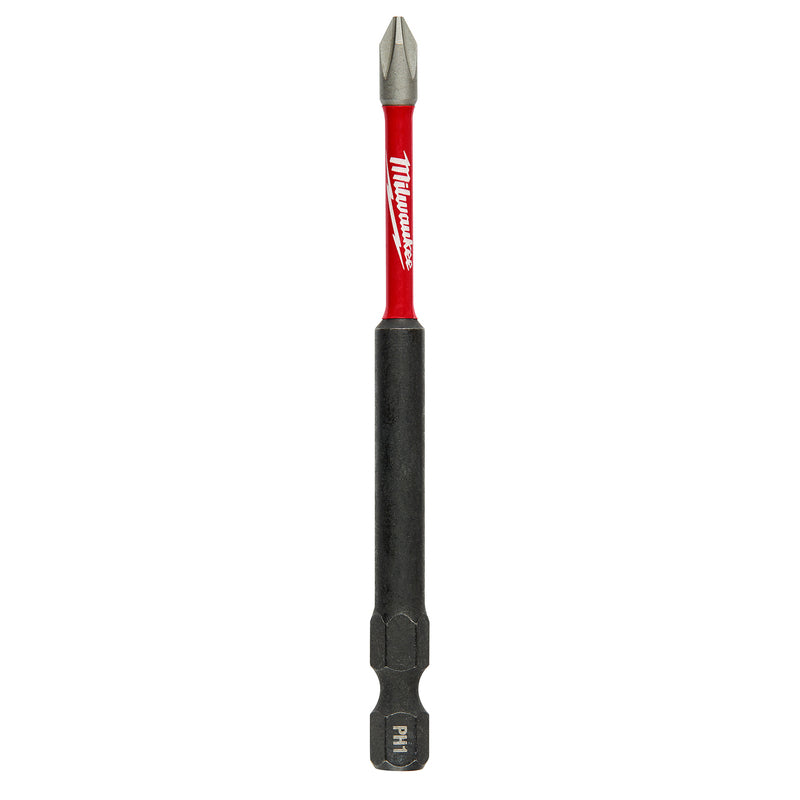 Milwaukee Shockwave Phillips #1 X 3-1/2 in. L Impact Power Bit Steel 1 pc