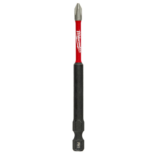 Milwaukee Shockwave Phillips #1 X 3-1/2 in. L Impact Power Bit Steel 1 pc