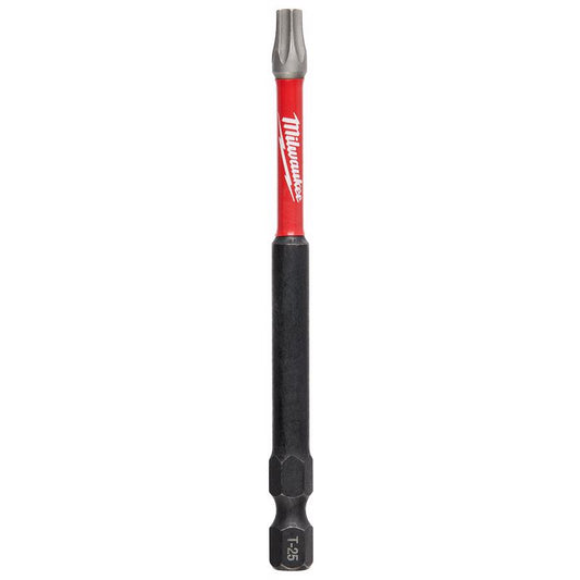Milwaukee Shockwave Torx T25 X 3-1/2 in. L Impact Power Bit Steel 1 pc