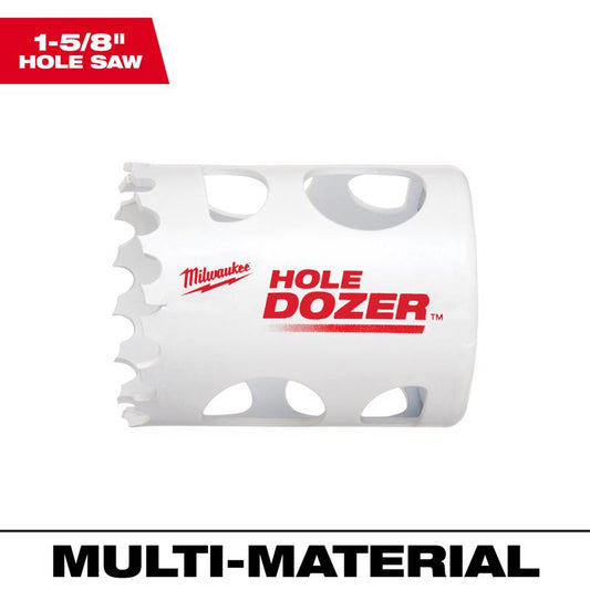Milwaukee Hole Dozer 1-5/8 in. Bi-Metal 1.875 in. L X 7/16 in. D Hole Saw