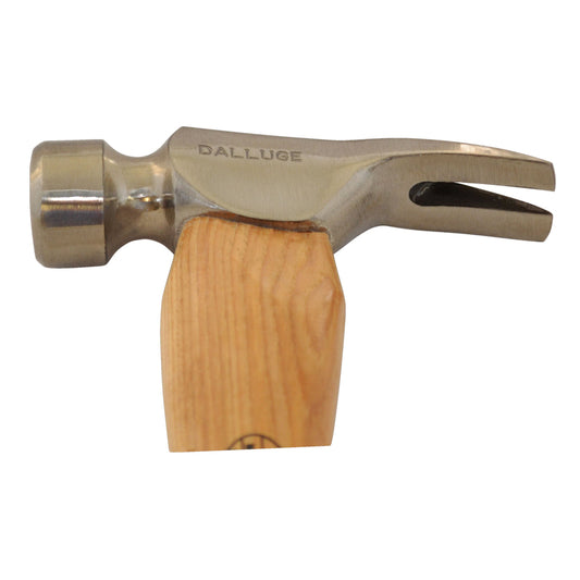 Vaughan Dalluge 16 oz Smooth Face Trim Hammer 14 in. Hickory Handle
