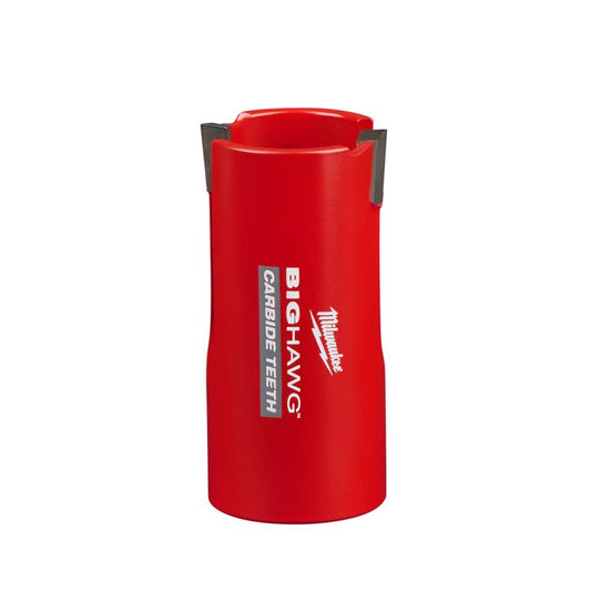 Milwaukee BIG HAWG 1-3/8 in. Carbide Tipped 3 Tooth 2.44 in. L X 7/16 in. D Hole Saw
