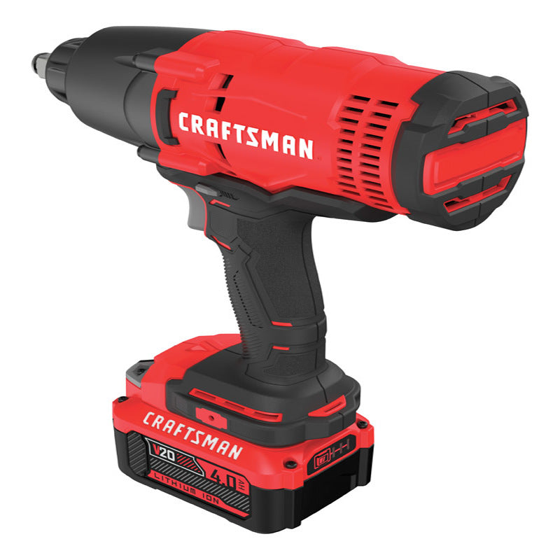 Craftsman V20 1/2 in. Cordless Brushed Impact Wrench Kit (Battery & Charger)