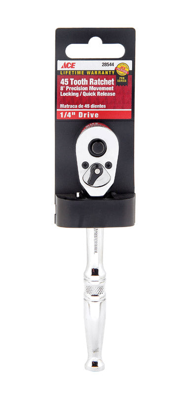 Ace Locking 1/4 in. drive Quick-Release Ratchet