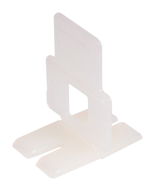 QEP Lash 1.52 in. H X 0.75 in. W X 1.27 in. L Plastic Tile Spacer Clips 100 pk