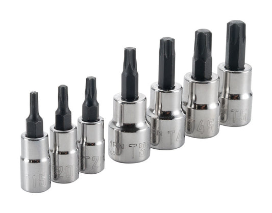 Craftsman 1/4 and 3/8 in. drive Torx Bit Socket Set 7 pc