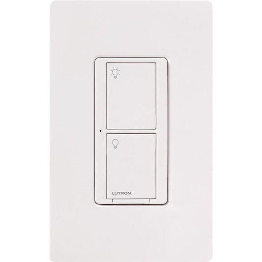 Lutron Caseta 5 amps Single Pole Wireless Smart-Enabled Rocker Switch White 1 pk