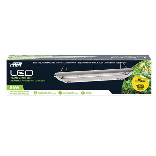 Feit Square Connector LED Grow Light Blue 86 Watt Equivalence 1 pk