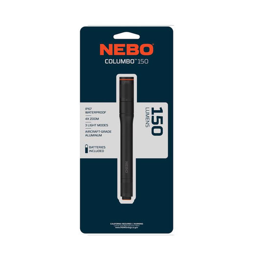 NEBO Columbo 150 lm Black LED Pen Light AAA Battery