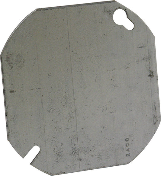 Raco Octagon Steel 4 in. H X 4 in. W Box Cover