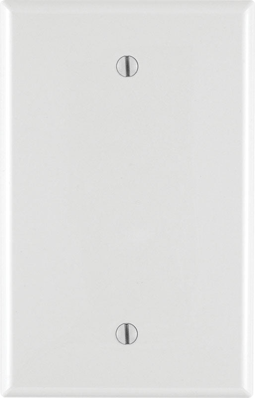 Leviton White 1 gang Nylon Blank Wall Plate 1 pk