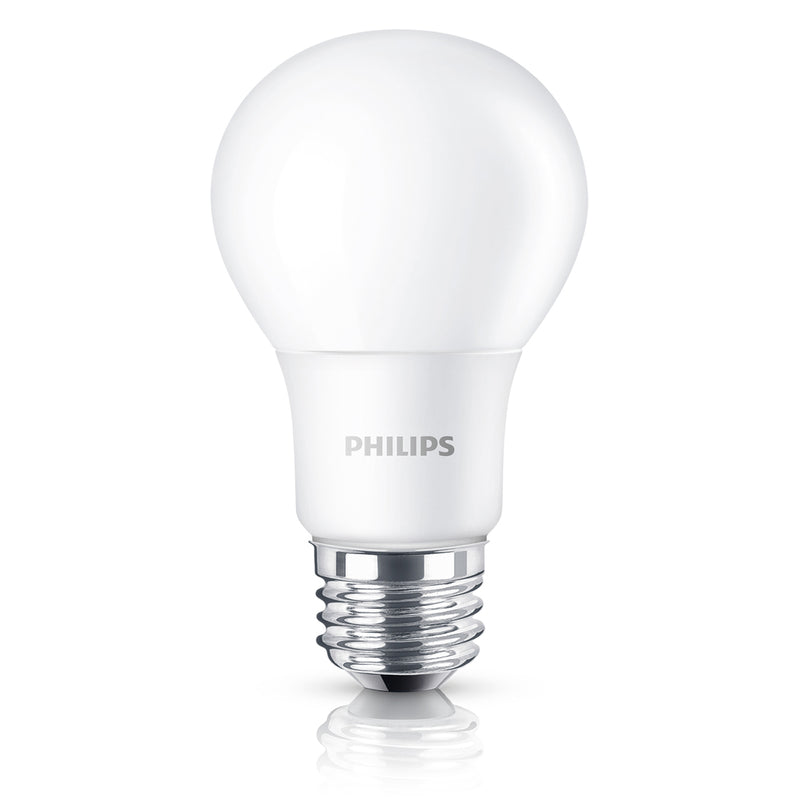 Philips A19 E26 (Medium) LED Bulb White 60 Watt Equivalence 1 pk