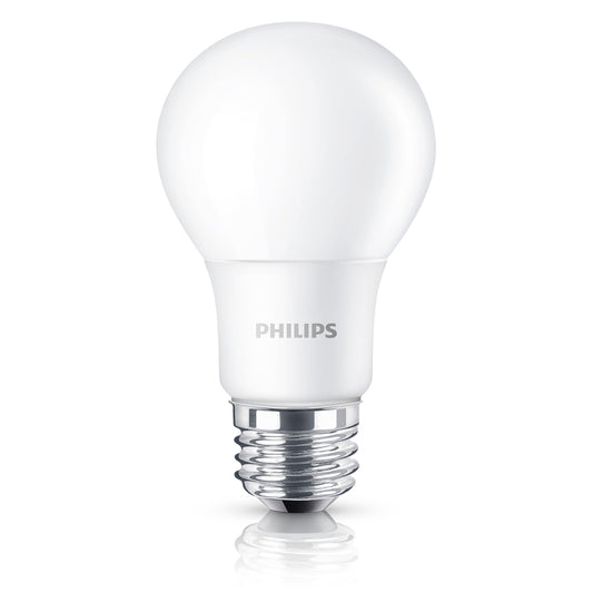 Philips A19 E26 (Medium) LED Bulb White 60 Watt Equivalence 1 pk