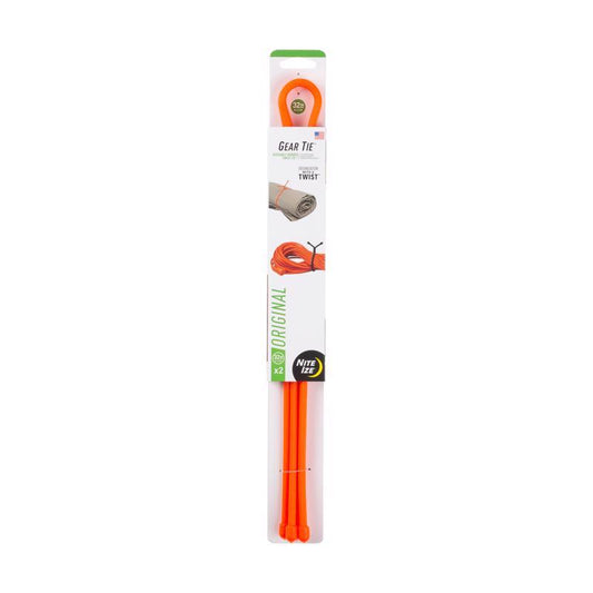 Nite Ize Gear Tie 32 in. L Orange Twist Ties 2 pk