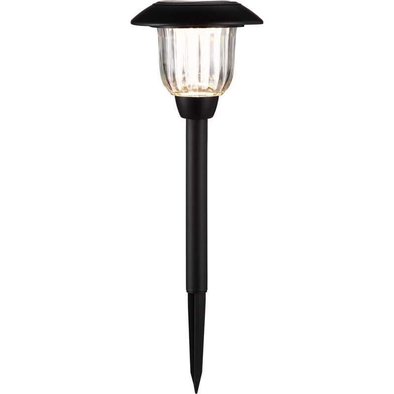 Living Accents Black Solar Powered 0.2 W LED Pathway Light 1 pk