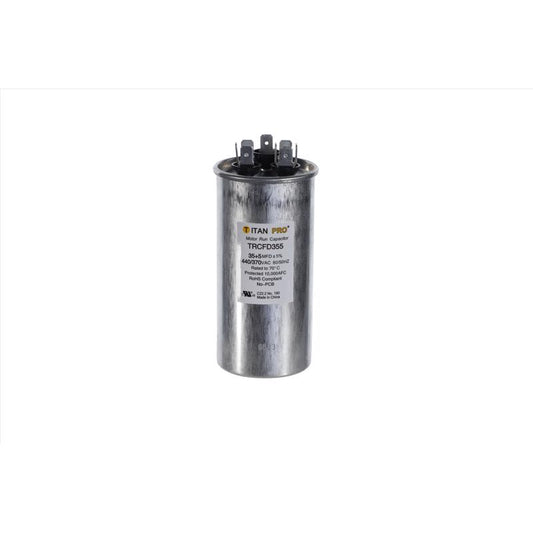 Titan Pro 35+5 MFD 440 V Round Run Capacitor