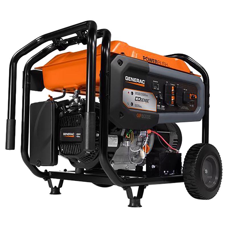 Generac PowerRush 120/240 V Gas Portable Generator 8000 W