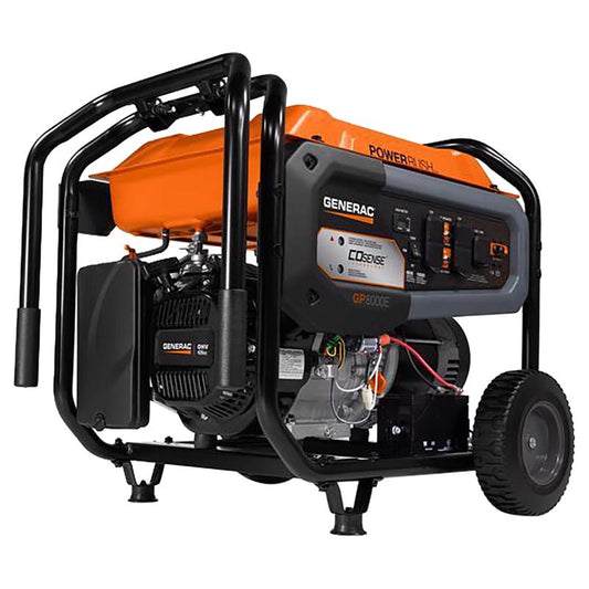 Generac PowerRush 120/240 V Gas Portable Generator 8000 W
