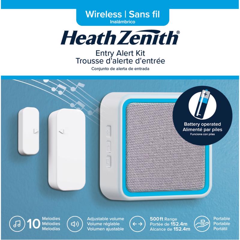 Heath Zenith Gray/White Plastic Wireless Entrance Alert
