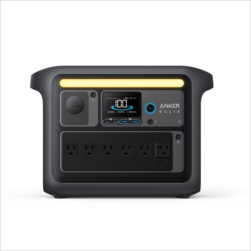 Anker SOLIX 120 V Solar and Battery Portable Inverter Solar Power Station Kit (Battery & Charger) 18