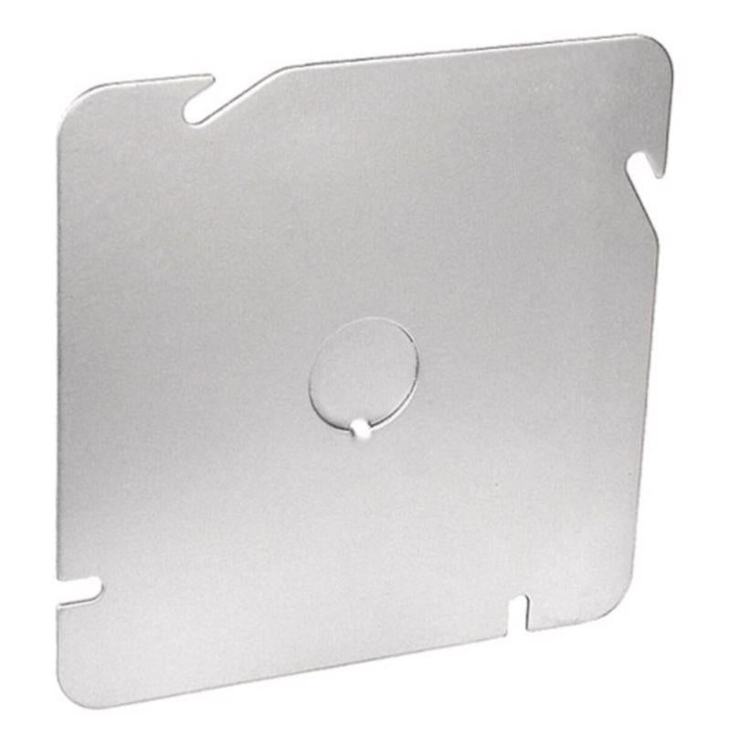 Southwire Square Steel 4-11/16 in. H Flat Box Cover