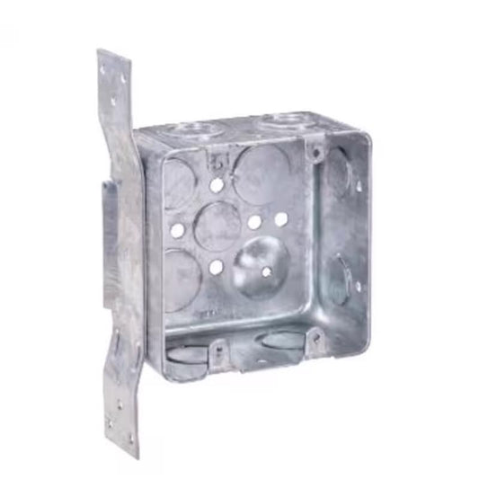 Southwire New and Old Work Square Steel Switch Box