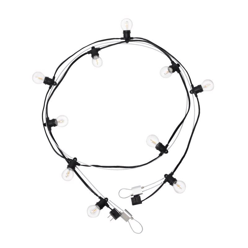 Belle Luci Holiday Bright Lights G40 Patio Light Set Warm White 50 ft. 24 lights