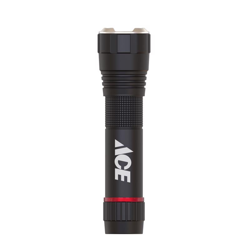 Ace Black LED Flashlight 18650 Battery