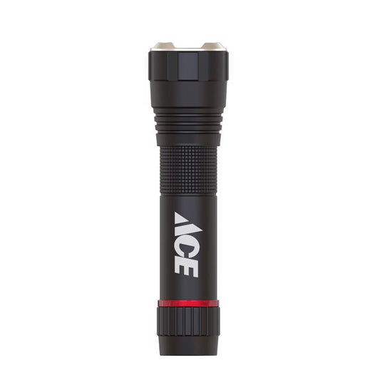 Ace Black LED Flashlight 18650 Battery