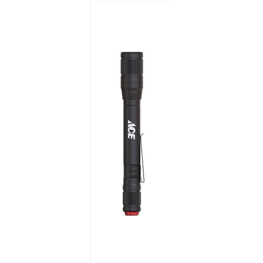 Ace Black LED Flashlight AAA Battery