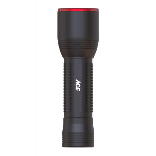 Ace 100 lm Black LED Flashlight AAA Battery