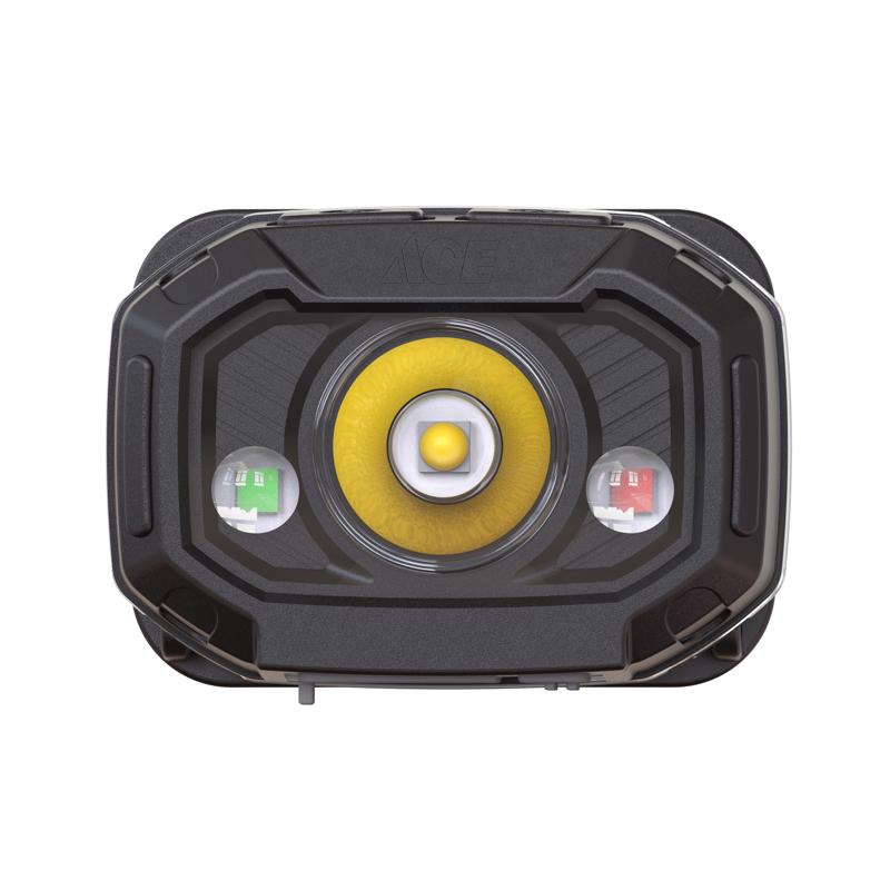 Ace 400 lm Black LED Head Lamp