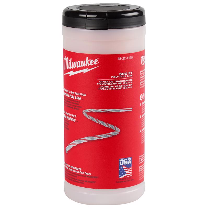 Milwaukee 500 ft. L Polypropylene Pull Line 1 pk