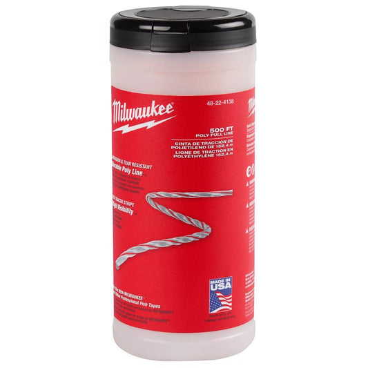 Milwaukee 500 ft. L Polypropylene Pull Line 1 pk
