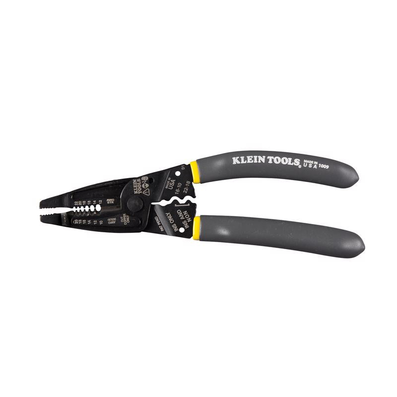 Klein Tools 12-22 AWG 7.75 in. L Wire Crimper/Cutter/Stripper