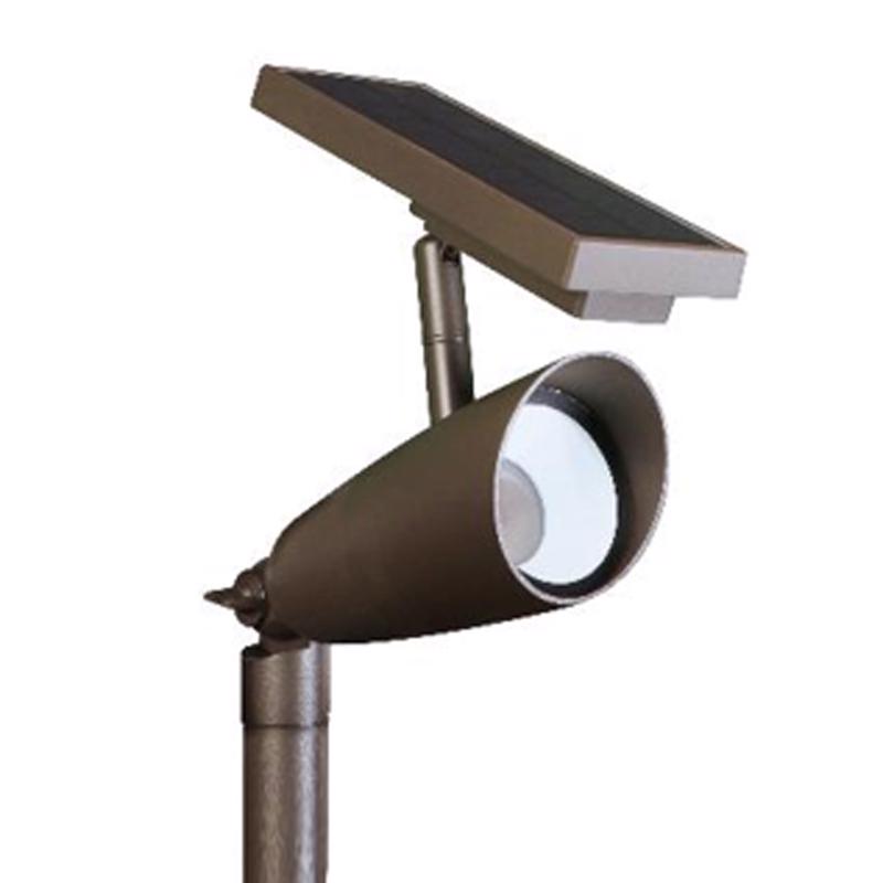 Feit OneSync Bronze Solar Powered 5 W LED Smart-Enabled Spotlight 1 pk