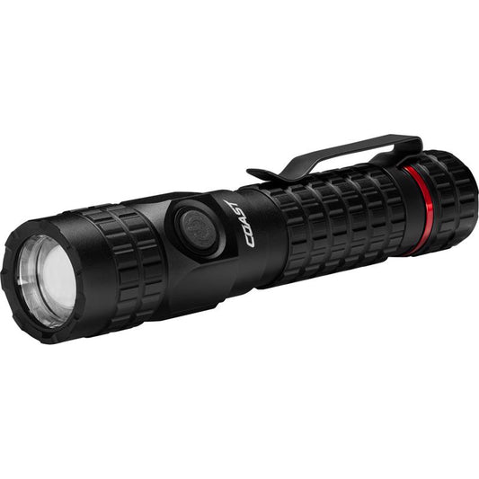 Coast PX200R 2000 lm Black LED Rechargeable Flashlight