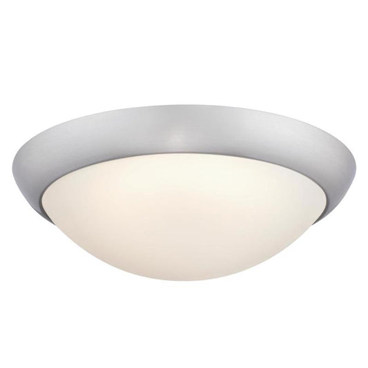 Westinghouse 3.5 in. H X 11 in. W X 11 in. L Brushed Nickel LED Ceiling Light Fixture