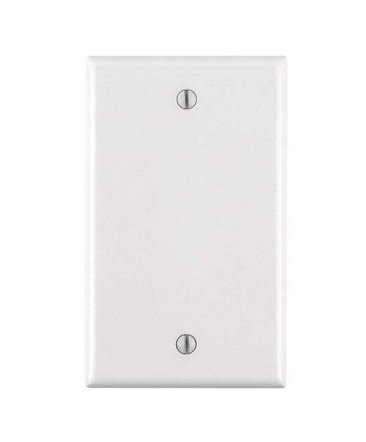 Leviton Smooth White 1 gang Nylon Blank Wall Plate 1 pk