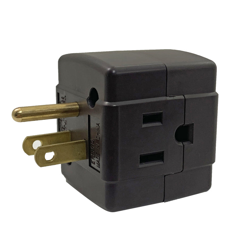 Ace Grounded 3 outlets Adapter 1 pk