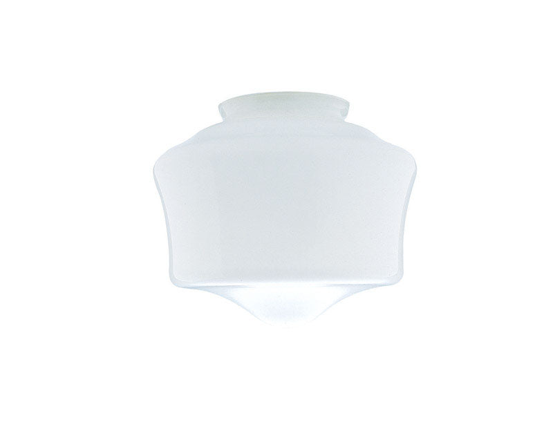 Westinghouse Schoolhouse White Glass Lamp Shade 1 pk