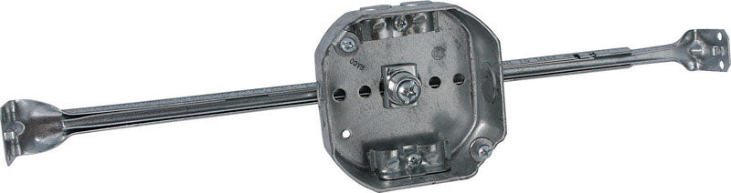 Raco Old Work 15.5 cu in Octagon Steel 2 gang Electrical Box Gray