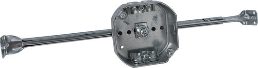 Raco Old Work 15.5 cu in Octagon Steel 2 gang Electrical Box Gray