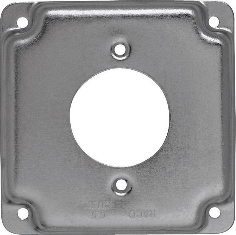 Raco Square Steel 4 in. H X 4 in. W Box Cover