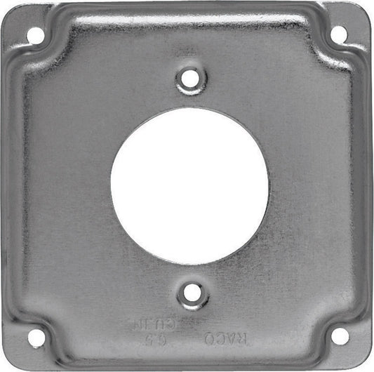 Raco Square Steel 4 in. H X 4 in. W Box Cover