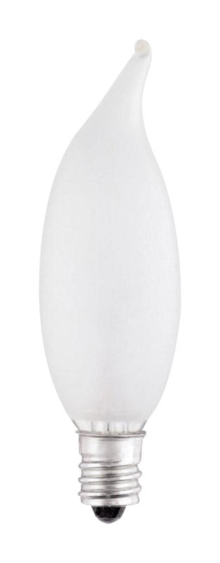 Westinghouse 15 W E12 Decorative Incandescent Bulb E12 (Candelabra) Warm White 2 pk