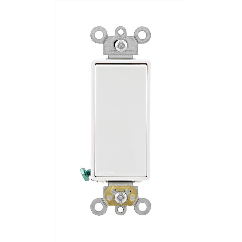 Leviton Decora Plus 20 amps Rocker Switch White 1 pk