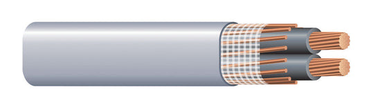 Southwire 100 ft. 2/2/2 Solid Service Entrance Cable