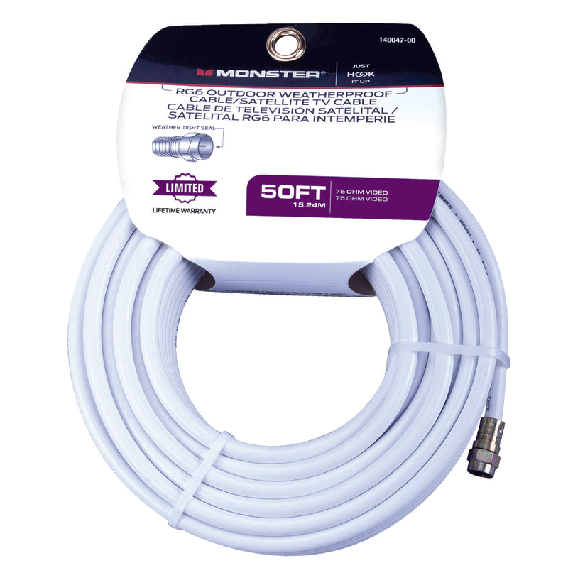 Monster Just Hook It Up 50 ft. Video Coaxial Cable